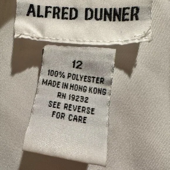 Alfred Dunner 90s Y2K Floral Pink White Zip Up Jacket Size 12 Cottagecore, - Picture 4 of 10